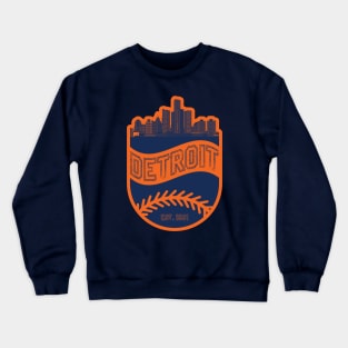 Detroit Baseball 01 Crewneck Sweatshirt